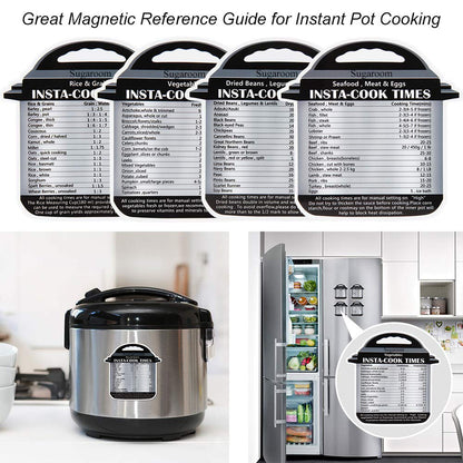 Accessories for Instant Pot, Sugaroom Pressure Cooker Accessories Set Compatible with Instant Pot Accessories 6 qt 8 quart - 2 Steamer Baskets, Springform Pan, Egg Rack, Egg Bites Mold and More