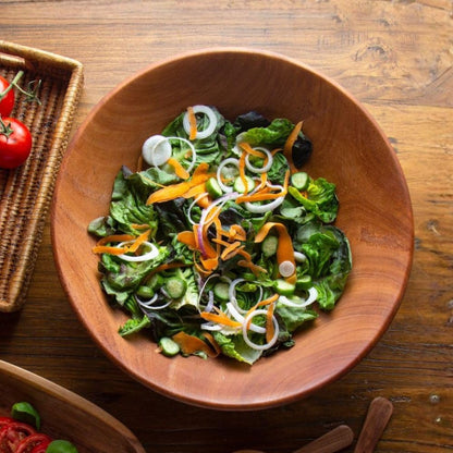 Rustic Wood Bowls for Serving Salads (Oversized (19-20"))