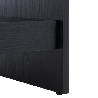 SAFAVIEH Home Collection - Arsenio Coffee Table, Black Finish with Lower Shelf (COF3100B)