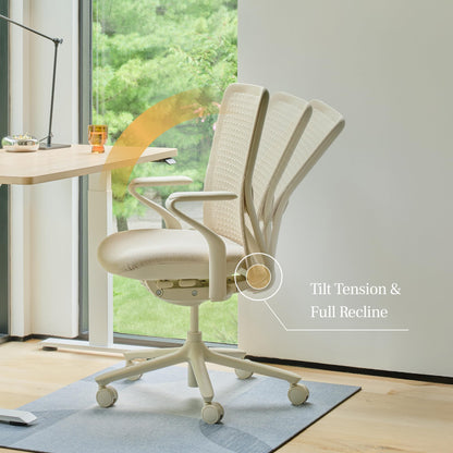 Branch Verve Chair - High Performance Executive Office Chair with Contoured Back and Adjustable Lumbar Support - High Density Foam Cushion and 3D Knit Back - Fits 5' to 6', Up to 275 lbs, Galaxy