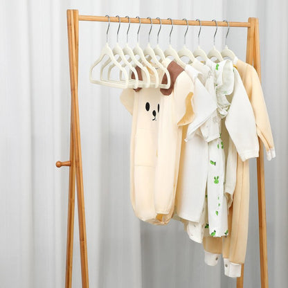 GoodtoU Kids Velvet Hangers Baby Hangers for Closet 20 Pack Non Slip Childrens Infant Hanger Beige