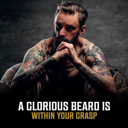 Viking Revolution Sandalwood Beard Oil for Men - Natural Mens Beard Oil with Argan Oil and Jojoba Oil - Beard Softener, Strengthens and Moisturizes - Beard Conditioner for Men (Sandalwood, 1 Pack)