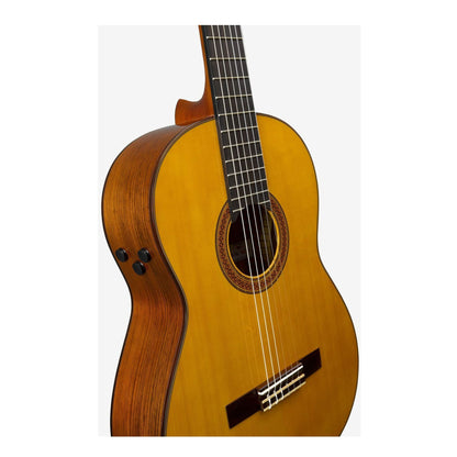 Yamaha CG-TA Nylon String TransAcoustic Guitar with Chorus and Reverb, Classical, Vintage Tint