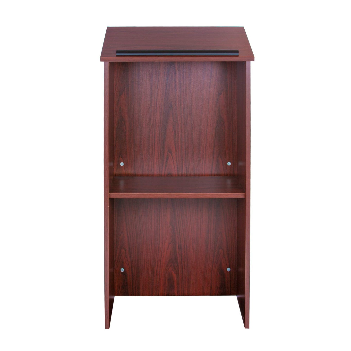 OEF Furnishings CoreEssential Series Commercial-Grade Floor-Standing Lectern (Mahogany)