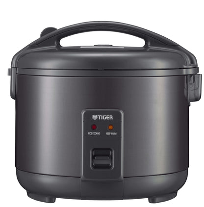 Tiger JNP-S15U-KY 8 Cup Capacity White Rice Cooker with Non-Stick Inner Pot, Retractable Power Cord, and Keep Warm up to 12 hours (Obsidian Black)