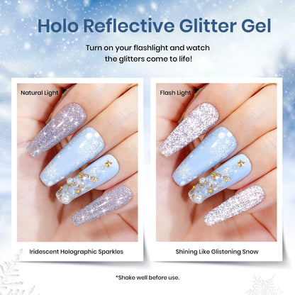 Beetles Cat Eye Gel Nail Polish Set, 6 Summer Colors Pastel Shimmer Glitter Gel Polish Kit Soak Off LED UV Curing Requires Pink Red Blue Orange Green Purple Velvet Gel with Magnet Gift for Women