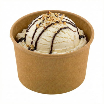 Restaurantware Kraft 50 Count To Go Cup Disposable 3 x 3 x 1.8 Inches Paper Mini Cup Grease-Resistant Cup Recyclable Durable Design