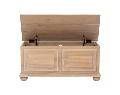 Powell Linon Chadwick Wood Cedar Chest in Natural