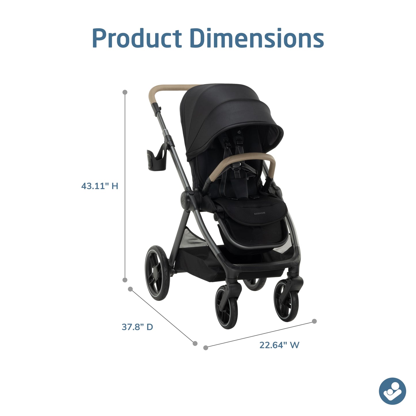 Maxi-Cosi Oxford Modular Stroller, Caspian Caviar