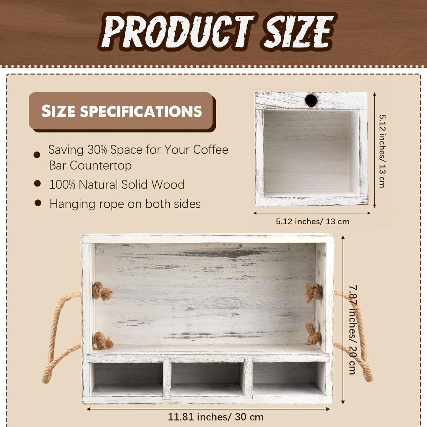 Cutlery Kitchen Utensil Holder Kit - Wooden Organizer for Plate, Cup, Fork, Knives, Spoon, Straws, Napkins