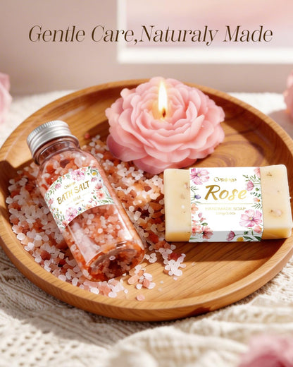 Coralogo Self Care Gift Baskets for Women - Rose Scent Pink Birthday Gifts Box for Women Get Well Soon Unique Mothers Day Relaxing Spa Gift Basket with Knit Blanket for Wife Mom Girlfriend Sister Her