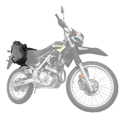 Rhinowalk Motorcycle Saddle Bags Waterproof Motorbike Panniers Tail Side Bag Motor Powersports Luggage for Most Motorcycles Adventure Travel Long Rides, 18L (9L*2), Black 1 Pair