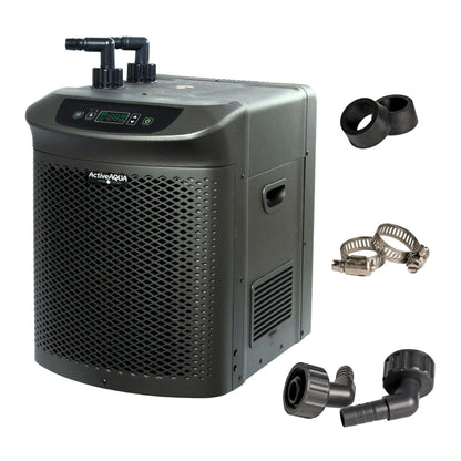 Active Aqua 0.5 HP Water Chiller with Boost | Cold Plunge & Ice Bath Cooler | Rapid Digital Temp Control | Fresh & Salt Water, Hydroponics, Aquariums | 90–172 Gal (0.5 HP)