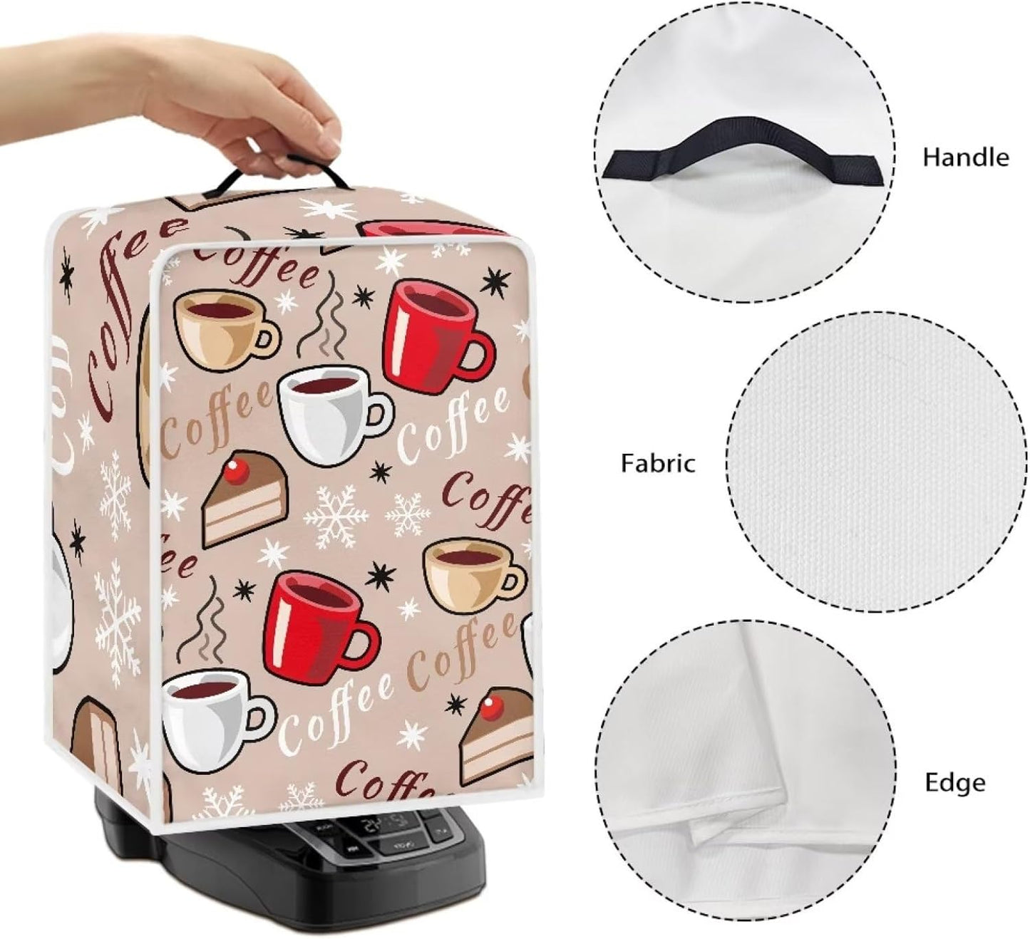 Coffee Machine Covers, Dust Resistant Protective Covers for Coffee Makers, Washable