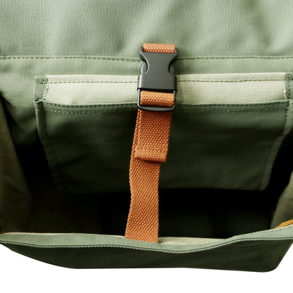 TOURBON Canvas Bike Bags Rear Rack Roll-up Bicycle Panniers Waterproof