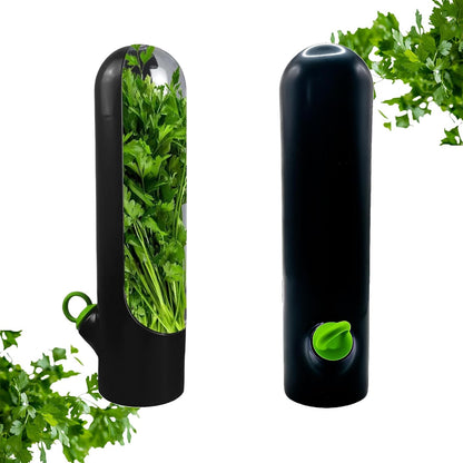 HAPSAON 2-3 Herb Saver for Refrigerator, Herb Keeper for Containers for Refrigerator Keeper for Herb Storage Containers