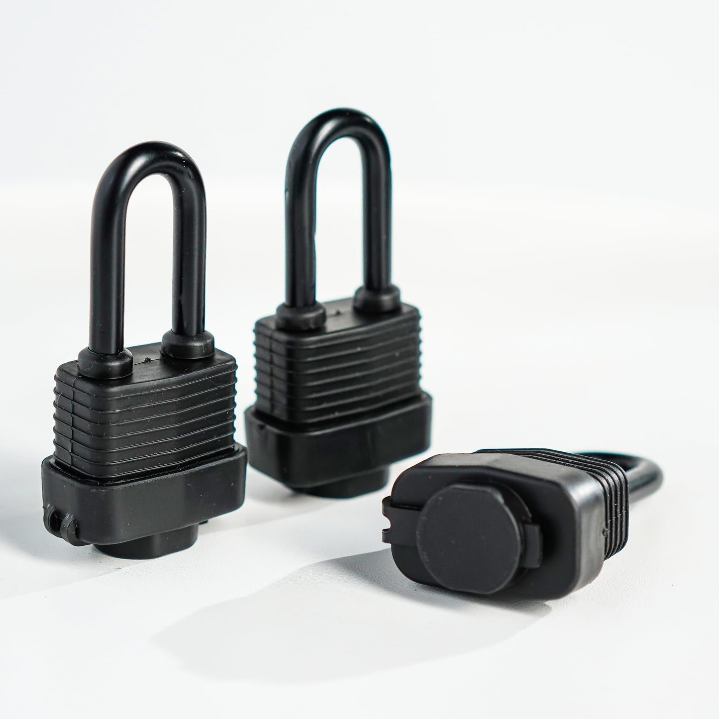 Waterproof Heavy Duty 40mm Laminated Steel Padlock with Keys for Outdoor & Indoor Use, Keyed Alike(Pack of 3)