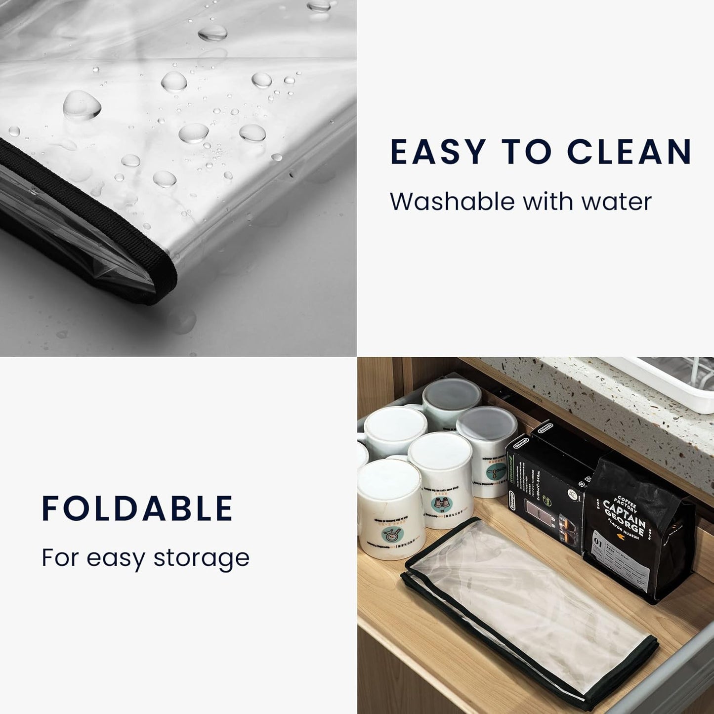 kwmobile Cover Compatible with Smeg TSF01CREU, TPU Case for Bread Toaster Machine, Transparent/Black