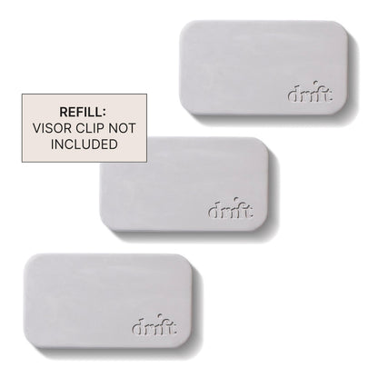 Drift Car Air Freshener - Stone Air Freshener - Car Odor Eliminator - Scent Variety Pack Refill - Pack of 3 - NO CLIP INCLUDED