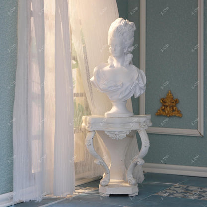 iLAND Dollhouse Furniture on 1/12 Scale Miniature Dollhouse Table Victorian Furniture for Doll House Living Room Fairy Garden Accessories Mini House Decor Classical Rococo