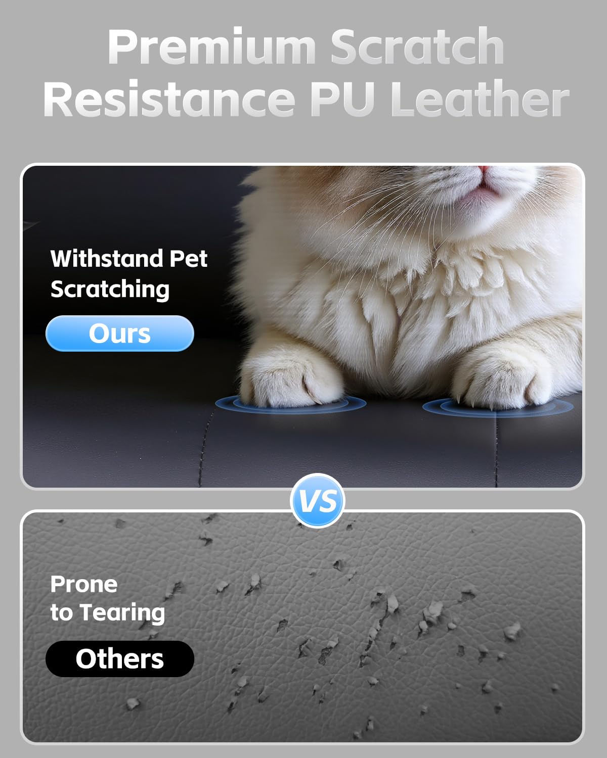 Mid Century Modern Home Office Desk Chair, Ergonomic Office Chair Big and Tall, High Back Executive Office Chair Leather Extra Wide, Computer Chair Comfy, Adjustable Height Rolling Chair, Black