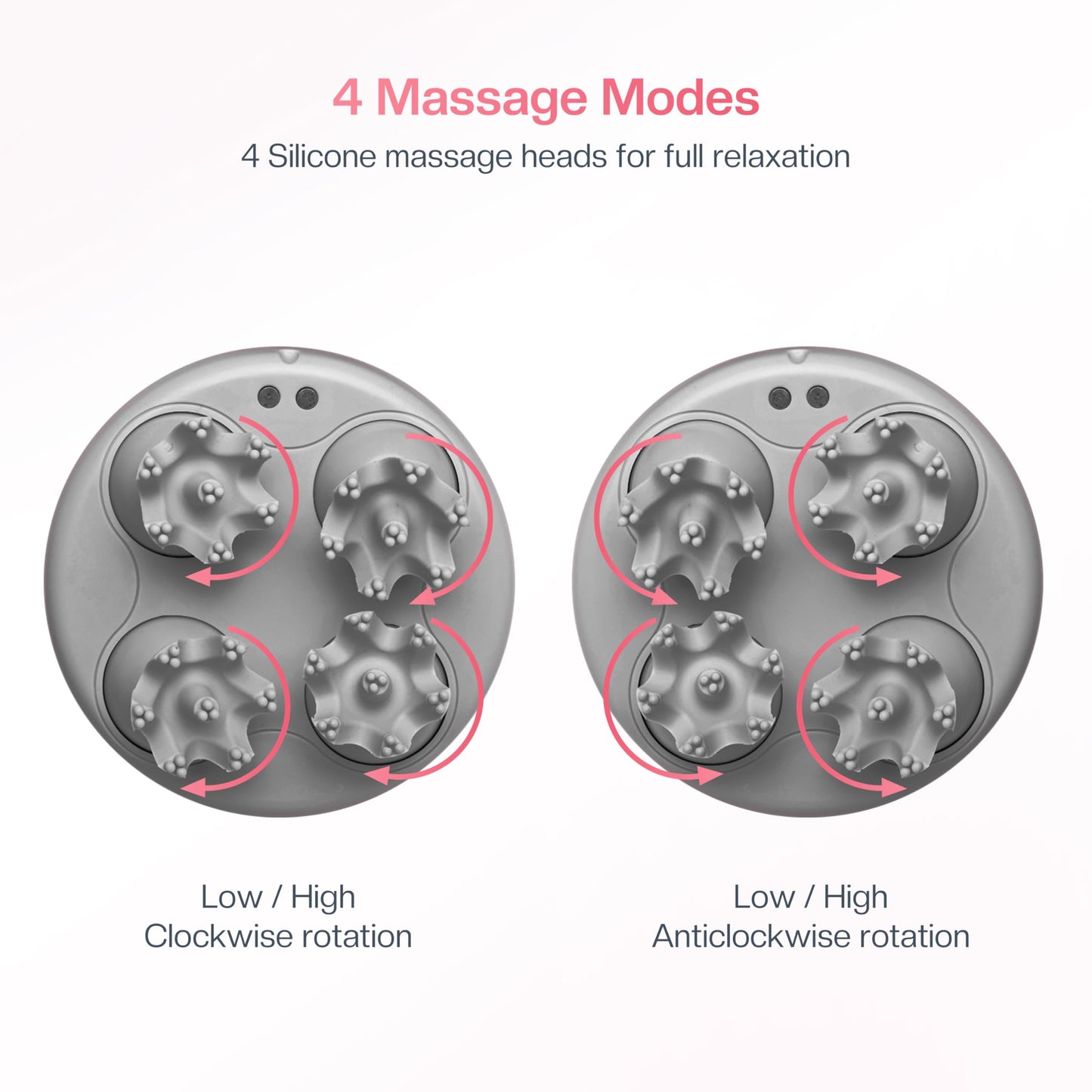 COMFIER Electric Scalp Massager with Mutlti-Modes Vibration, Portable Handheld Head Scratcher for Hair Growth,Waterproof Head Massager for Full Body,Dog Cat Massager for Deep Clean and Stress Relax