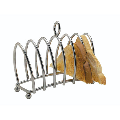 KitchenCraft KCTOAST 6 Slice Toast Rack with Chrome Plated Finish, Metal, 16 x 15 x 7 cm