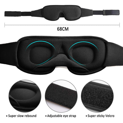 LEEKEN 3D Sleeping Eye Mask - 100% Lights Blockout Sleep Mask for Men Women, Cool Sports Fabric Eye Cover for Travel/Nap/Night Sleeping,Comfortable and Breathable… (mesh-Grey)
