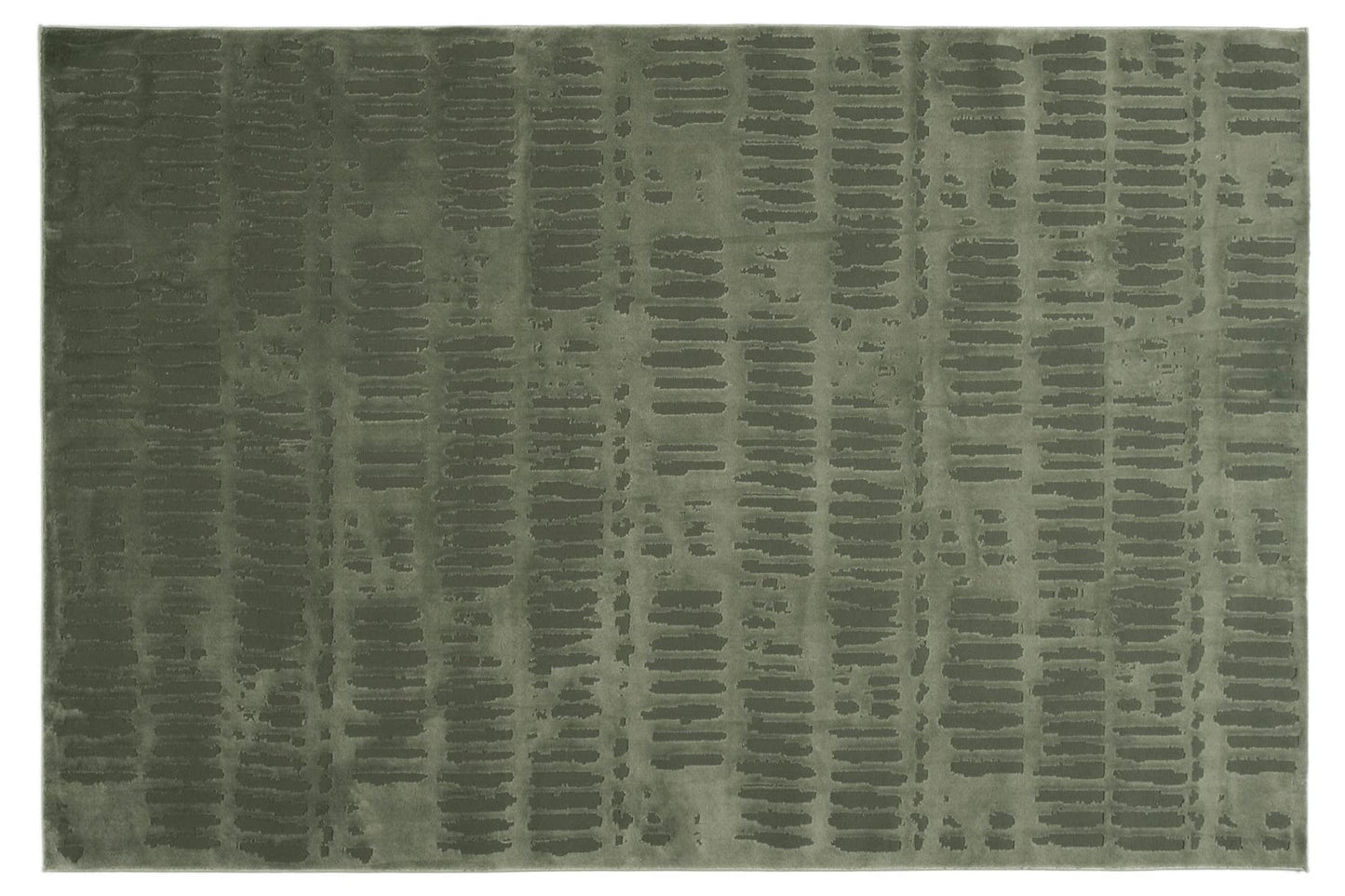 Revival Rugs Shell 5'x8' Area Rugs for Living Room Bedroom Dining Room - Washable, 100% Recycled, Oeko-TEX Certified, Modern, Medium Pile, Green