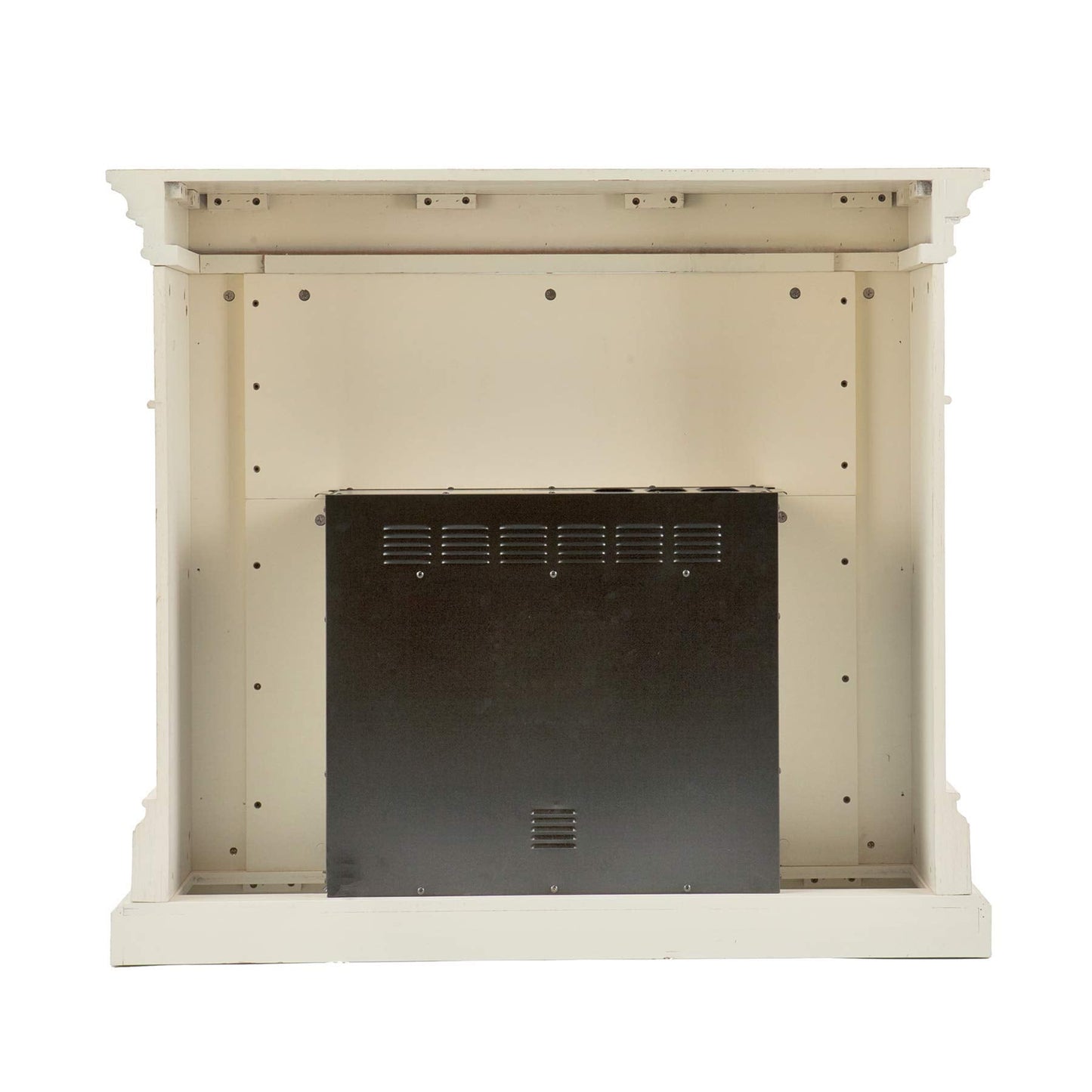 SEI Furniture - Sicilian Harvest Electric Fireplace - Ivory - Transitional Design, Ideal for Living Room, Bedroom (FE9275)