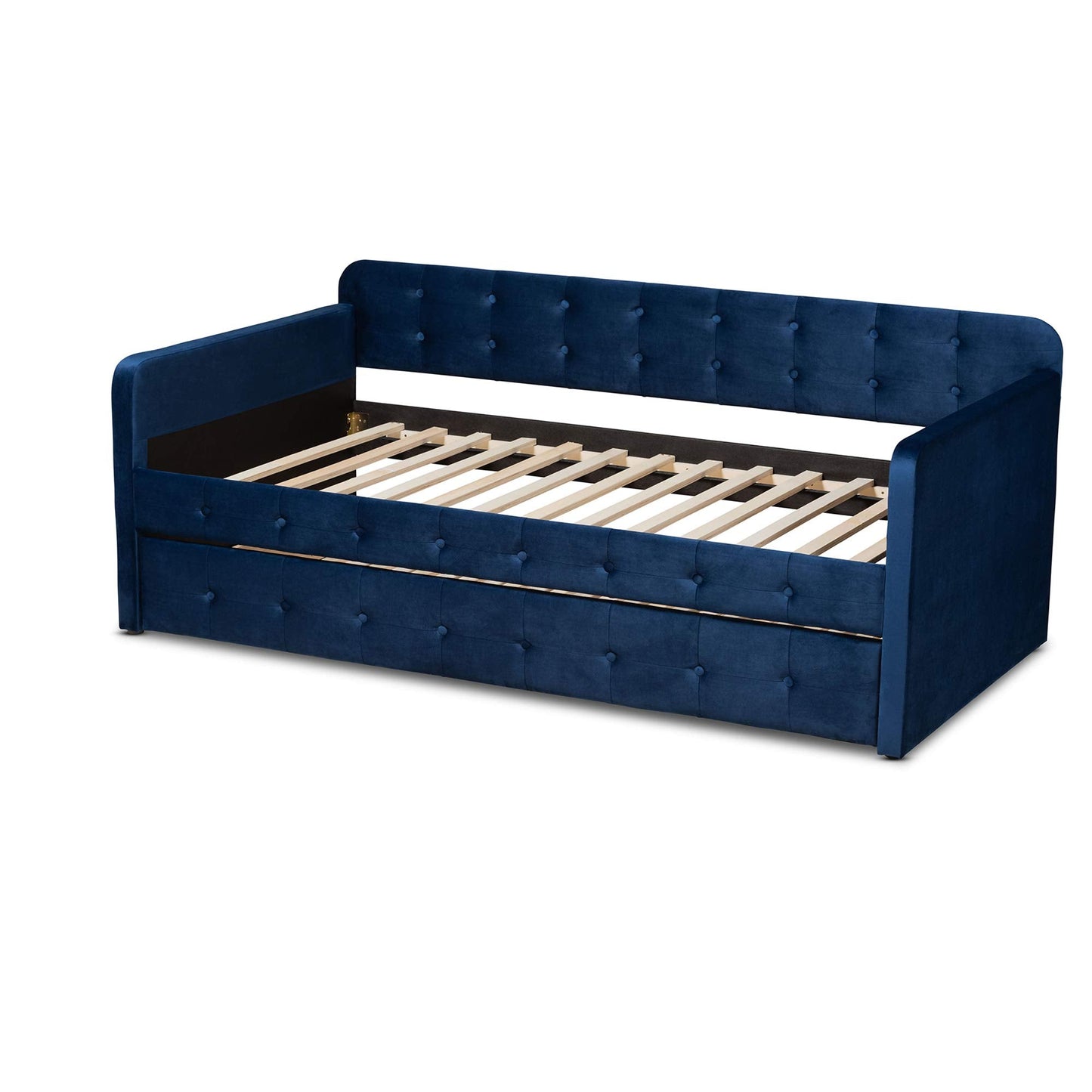 Baxton Studio Daybeds, Twin, Navy Blue