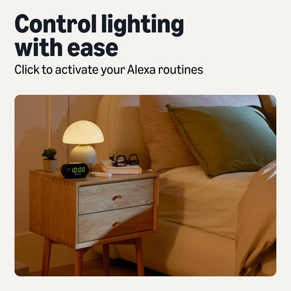 Amazon Basics Smart Dimmer Switch and Remote for Music and Routines, Compatible Echo Devices Required, Works with Alexa Only