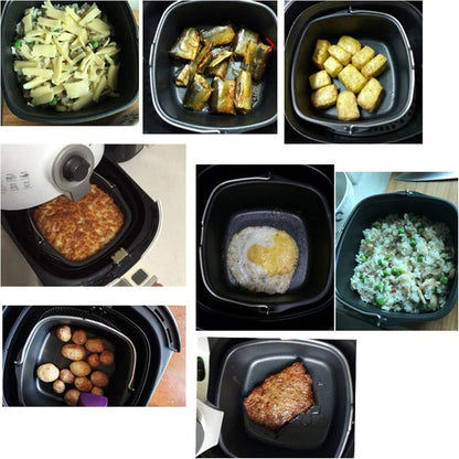 Air Fryer Cake Pan, Nonstick Pizza Pan and Baking Barrel, Dishwasher Safe for HD9925 HD9860 Models