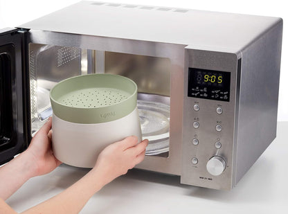 Lekue Microwave Rice, Grain & Quinoa Cooker, 1 Liter, One Size, Green