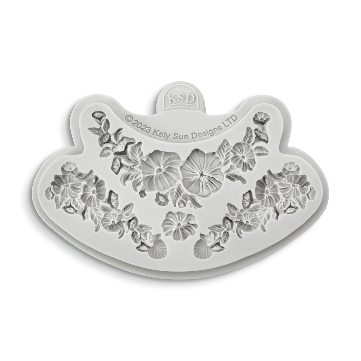 Katy Sue Floral Swag & Drop Silicone Mold For Cake, Cookie Decorating, & Craft. Use With Fondant, Gum Paste, Sugar Paste, & Air Dry Clay from Designs Fondant Molds