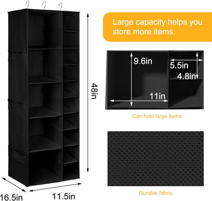 Libeder Closet, 15 Closet 10 5 6 Shoe Organizer for Shelf Hanging Storage Shelves - Shoe Rack Organizer and Compartment