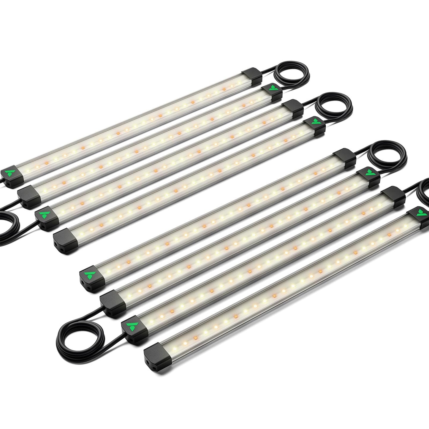 VIVOSUN Lumaray LED Grow Light Bars 16”(8-Bar), Full Spectrum Side Lighting with 60% Red Light up to 25% Yields for Grow Tents, Greenhouses, Magnet Reliability Upgraded, SGS Compatible