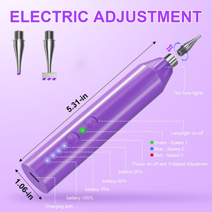 Heyseri Electric Diamond Painting Pen, “Try Paint without Wax”, Cordless Diamond Art Pens, Wax-Free to Paint Faster, Vacuum Pickup Style, Diamonds Painting Accessories