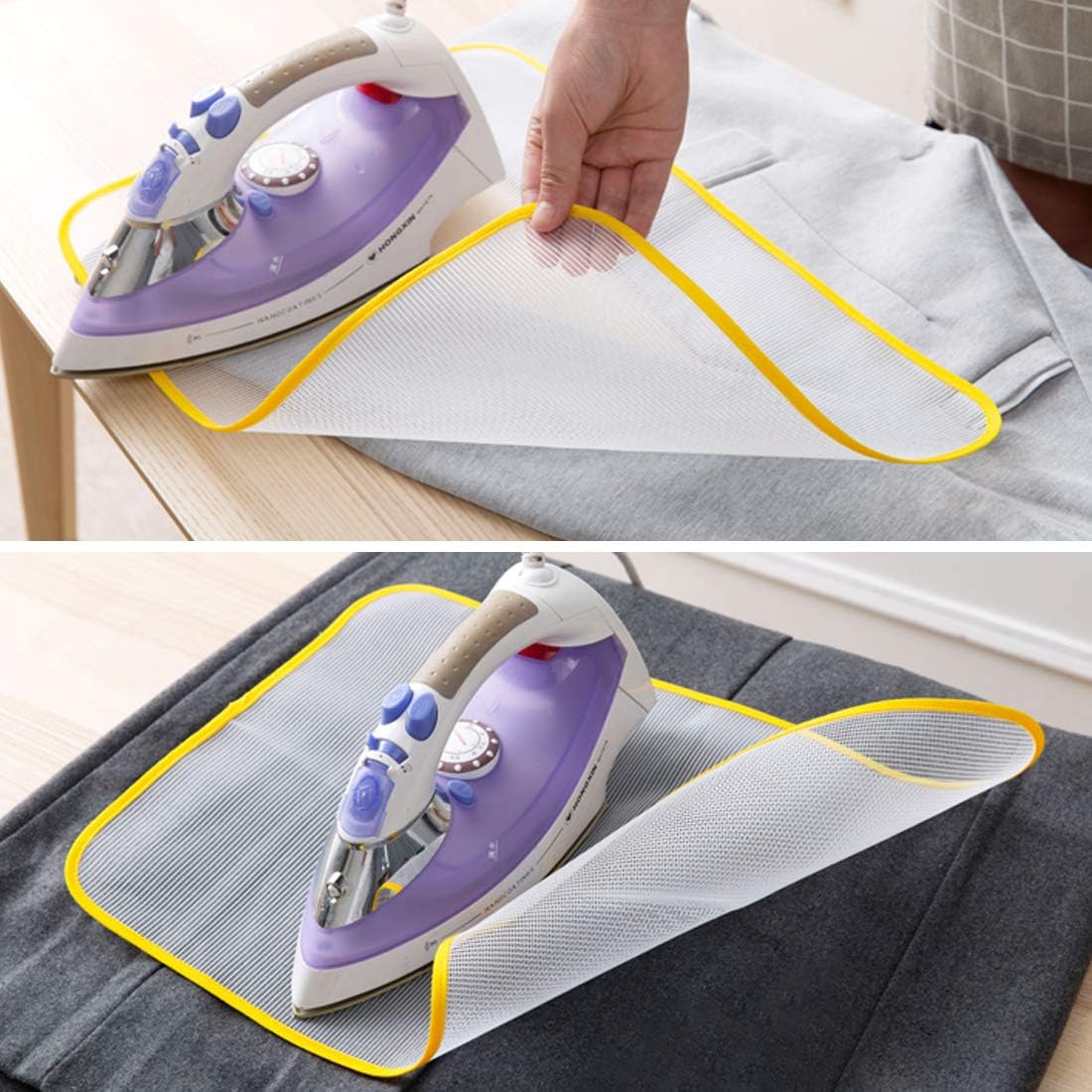 FineInno 5 Pcs Protective Ironing Scorch Mesh Cloth, Ironing Press Pad, 23“ x 15" Protective Scorch Saving Mesh