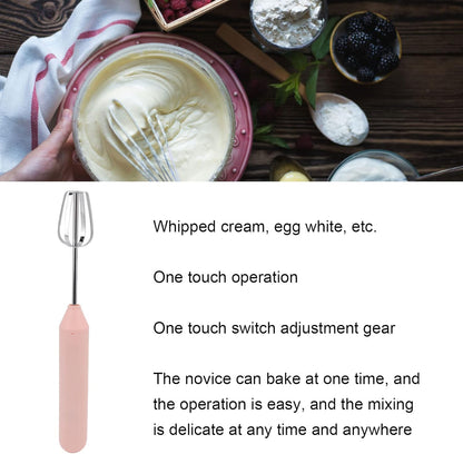 Electric Handheld Egg Beater Head Milk Frother Coffee Blender Milkshake Foamer Balloon Mixer for Kitchen