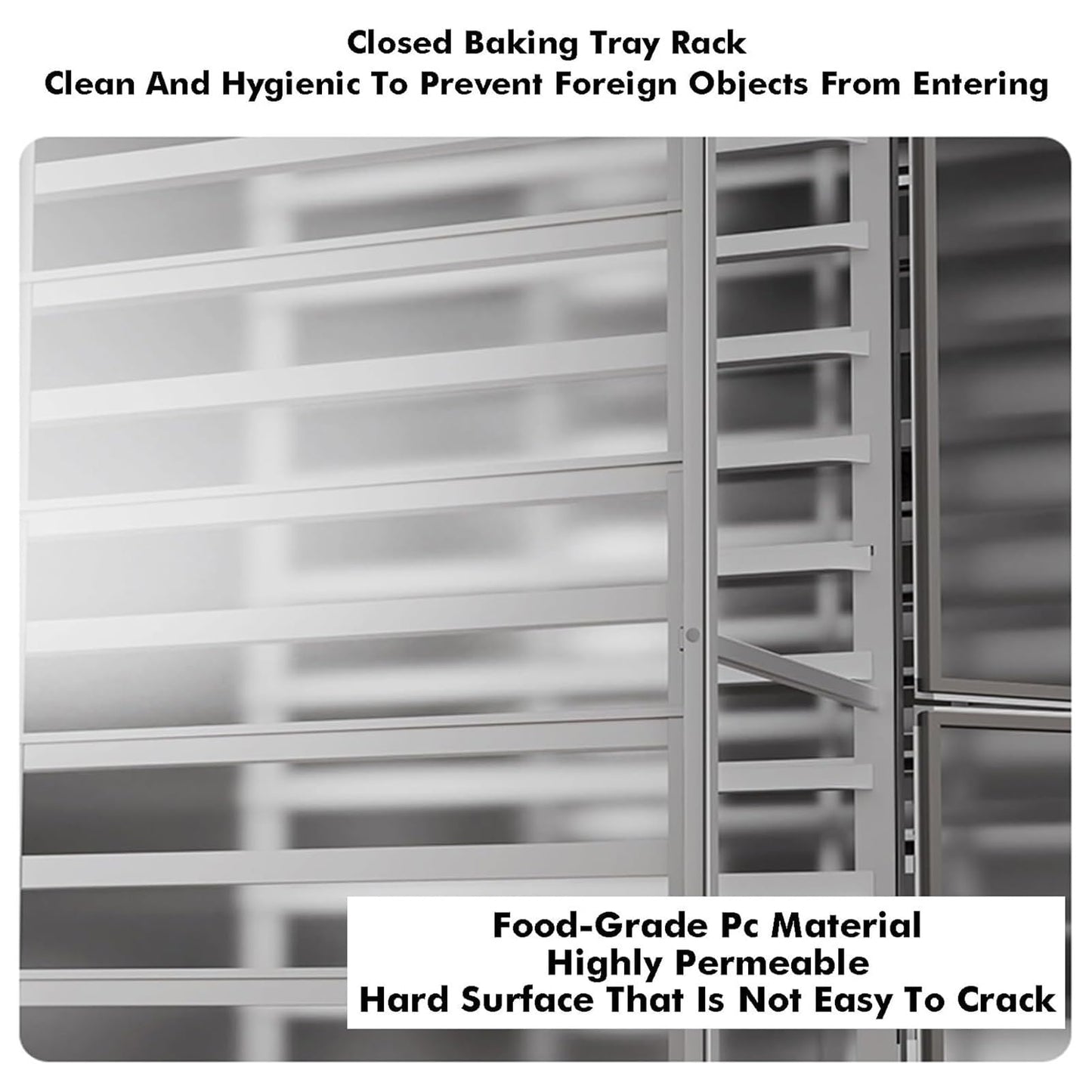 18-Tier Bakery Rack with Wheels, Heavy Duty Aluminum Commercial Drying & Cooling Rack, Rolling Storage Cart for Bread Pizza Baking Trays