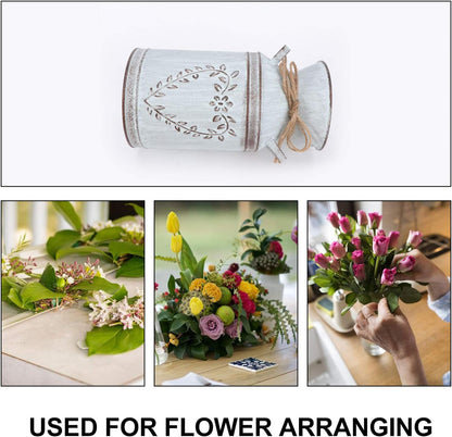 Happyyami 1pc Elegant Iron Heart Pattern Plant Holder, Unique Flower Pot for Home Decoration, Stylish Garden Ornament