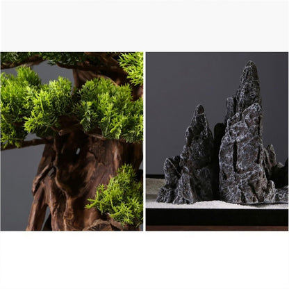 WANGHAI2024M Artificial Trees High-end Light Luxury Greenery Bonsai Ornaments Hotel Decoration Simulation Tree Entrance Coffee Table Decoration Fake Greenery Artificial Bonsai