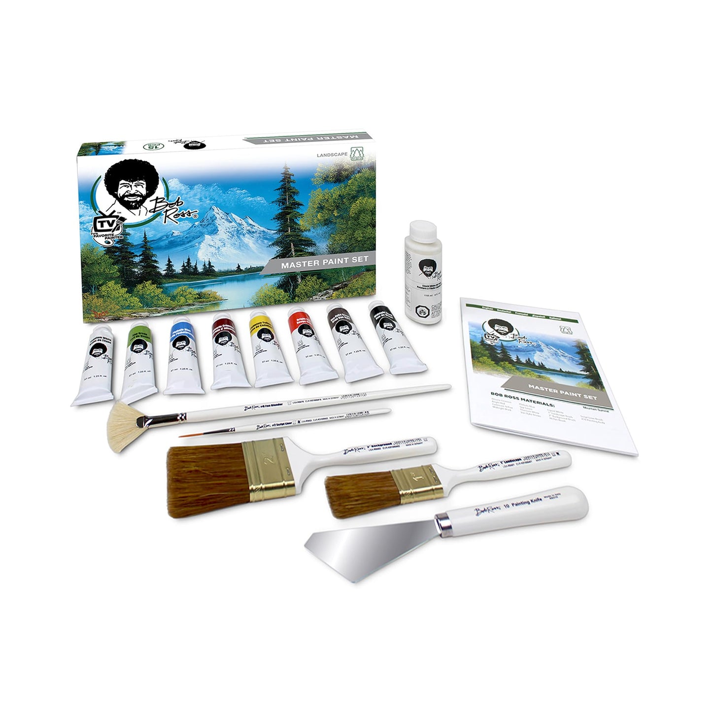 Master Artist Oil Paint Set Includes Wood Art Supply Carrying Case Sketchbox w/Easel