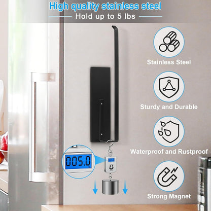 Paper Towel Holder, Magnetic Paper Towel Holder for Fridge, Toilet Paper Roll Holder Magnet Towel Rack Wall Mount