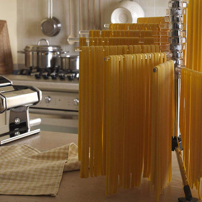 Hicook Pasta Drying Rack Collapsible Spaghetti Dryer Stand Noodles Drying Holder Hanging Rack Tall Spaghetti Noodle Dryer Stand Pasta-Tree