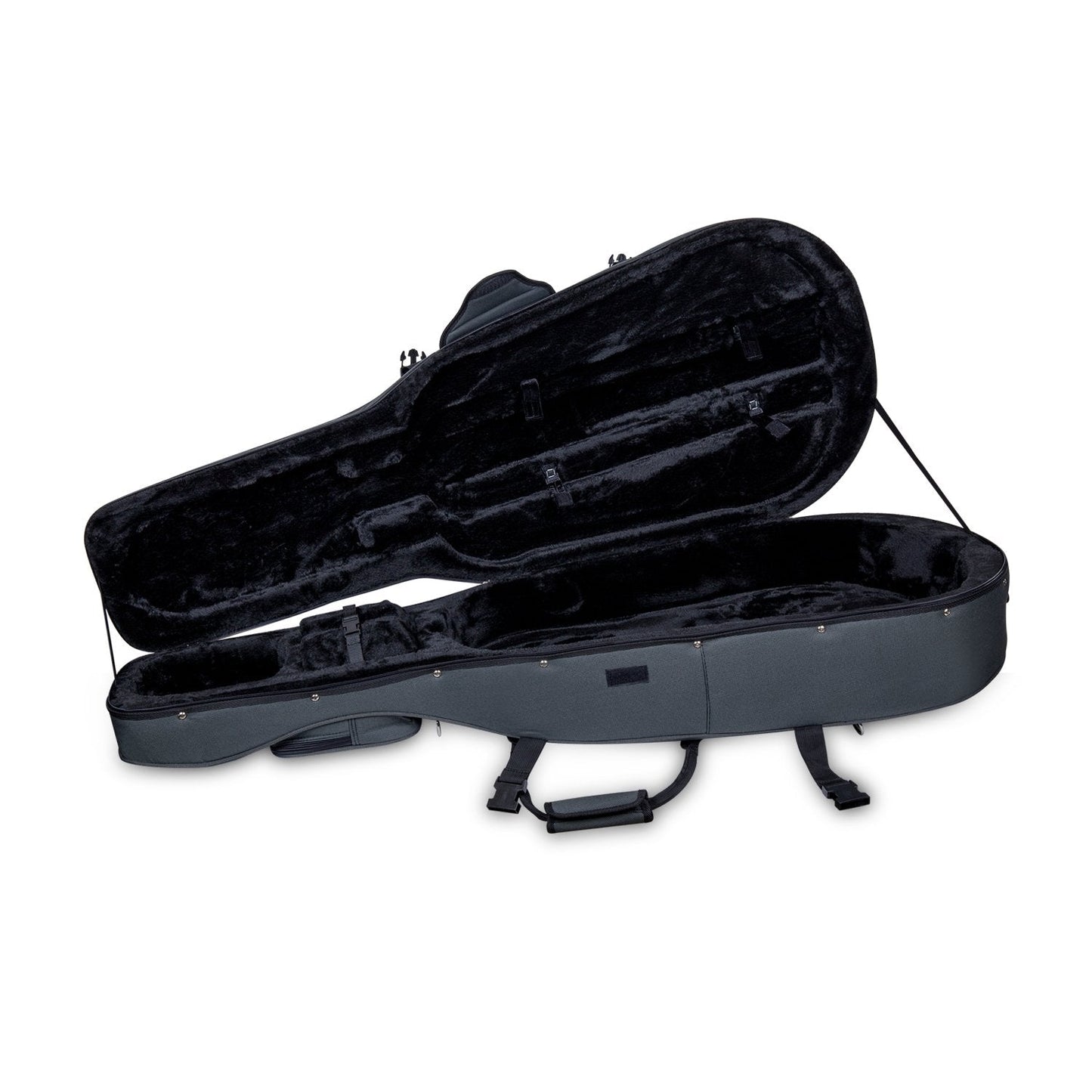 Crossrock Lightweight Cello Case for 4/4 Full Size Cello with Dense Foam in Grey (CRP200CEFGY)