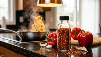 JARMING COLLECTIONS 16oz Glass French Square Spice Shakers with Lids – Large Seasoning Containers for Kitchen, Pantry, Herbs & Spices - Enhance Your Spice Storage – Made in USA