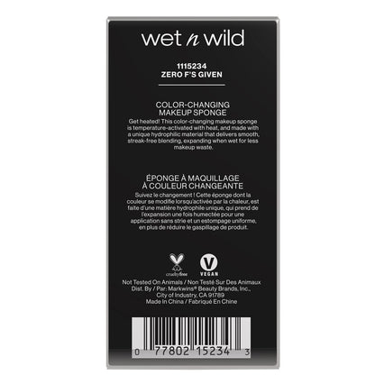 wet n wild Makeup Sponge - Low Product Absorption for Streak-Free Application, Effortless Blending Beauty for a Smooth Professional Looking Finish, Cruelty-Free & Vegan-Pink