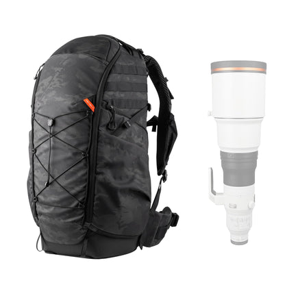 PGYTECH OnePro Super Telephoto Lens Backpack for DSLR and Sony, Nikon, 600/800mm Lens, Professional Photography ST Backpack Canon DSLR with up to 1200 mm, Camera Bag Travel Camera Carrying Case